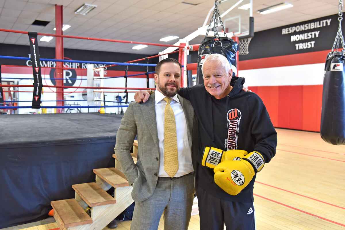 Dr. Joseph Brito with Dean Festa